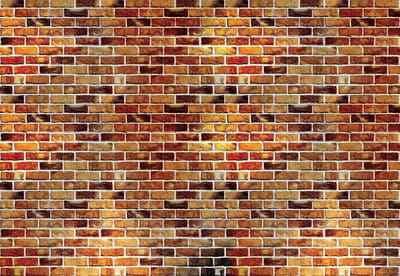Fotobehang Brick Wall | XL - 208cm x 146cm | 130g/m2 Vlies
