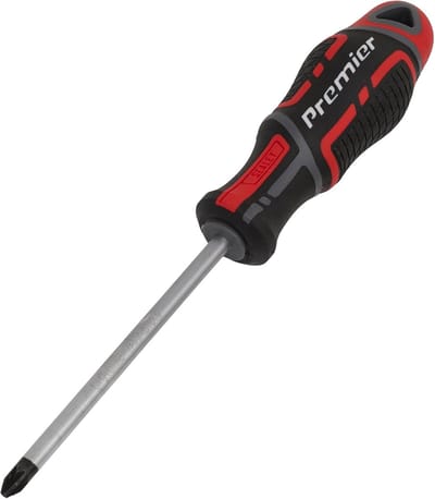 Pozidriv Schroevendraaier - Grip Schroevendraaier - Schroeven Draaien - Magnetische Punt - 100mm Lengte