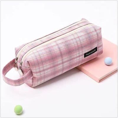 Roletui Schrijfwaren - Pennendoos Etui - Bureau Organisatie - Japanse Stijl - 7x7.5x20.5cm - Kleurrijk