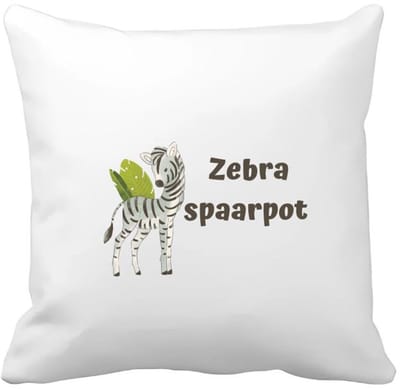 Akyol - zebra Kussen hoes - Zebra - dieren liefhebbers - leuke cadeau voor iemand die van houdt van zebra's - verjaardagscadeau - kado - gift - 40 bij 40 cm