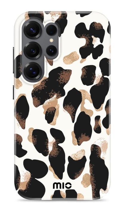 Mio by Mobilize Hoesje geschikt voor Samsung Galaxy S26 Ultra MagSafe Telefoonhoesje Hardcase | Mio by Mobilize Backcover | Geschikt voor MagSafe | Geschikt voor Draadloos Opladen met Magnetische Ring | Geschikt voor MagSafe Case - Leopard |