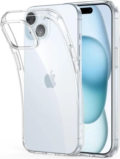 ESR Project Zero Hoesje Geschikt voor Apple iPhone 15 - Back Cover Transparant - Flexibel TPU - Doorzichtig