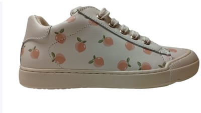 Naturino - Eindhoven Zip - Mt 29 - veter/zipper lederen sneakers - perzik - beige - bumper