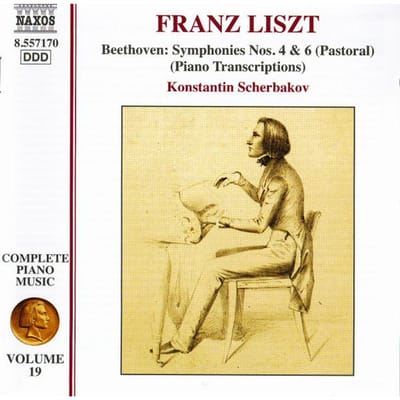 CD FRANZ LISZT, LUDWIG VAN BEETHOVEN,  - Complete Pianomuziek ? Volume 19 - 8557170 Naxos 2003 VK Klassiek Gebruikt