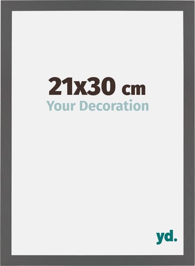 Your Decoration - Fotolijst 21x30 cm - MDF - Antraciet - Mura