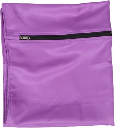 VHV Waszakken voor huisdieren - Waszakken van twill polyester - Voorkomt dat waszakken verstopt raken door dierenhaar - Waszakken voor huisdierendekens - Geweldig voor honden en katten (70x80cm) - Paars