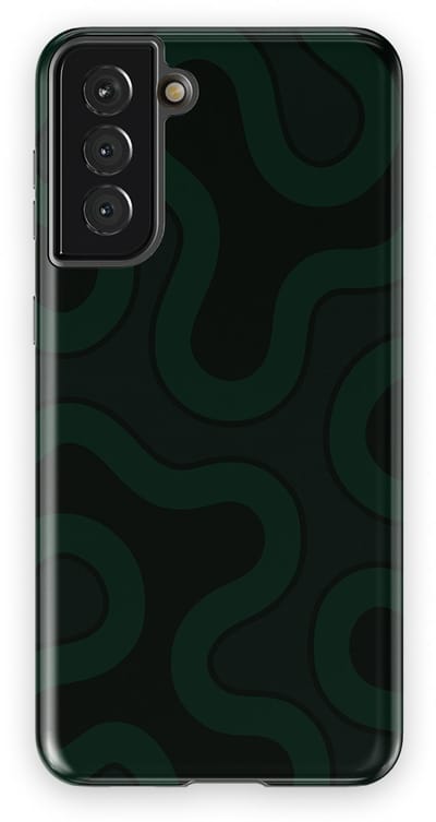 DripCase Motion Flow Tough Hoesje Samsung Galaxy S21 Plus | Backcover met Mag | Trendy Design | Valbescherming | Dark Drift
