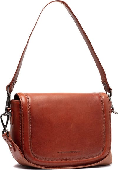 The Chesterfield Brand Schoudertas Schoudertas Lizzola Shoulderbag Cognac Bruine