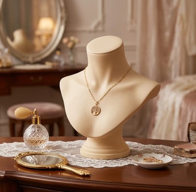 Goudkleurige ketting voor dames met ronde hanger levensboom en strass