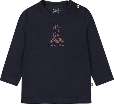 Dirkje T-Shirt Lange Mouw Navy 50