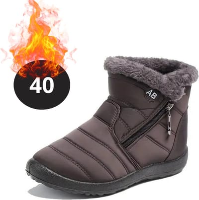 Nivard Snowboots - Sneeuwschoenen - Sneeuwboots - Dames - Wintersport - Ski - Skischoenen - Koffie - 40