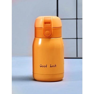 Mini Bouteille Isotherme, Bouteilles d'eau isothermes, Tasses thermiques de voyage, pour boissons chaudes et froides, Articles pour boissons été hiver C-Orange