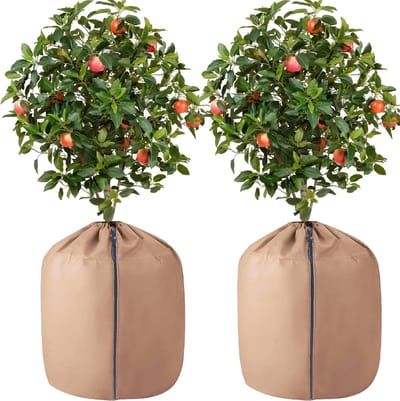 Unyqoos® Beschermhoes voor Plantenpotten met Rits en Kordel voor Winterbescherming