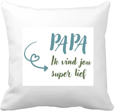 Akyol - papa ik vind jou Kussen hoes - Papa - je vader - vaderdag cadeautjes - verjaardagscadeau - gift - kado - 40 bij 40 cm