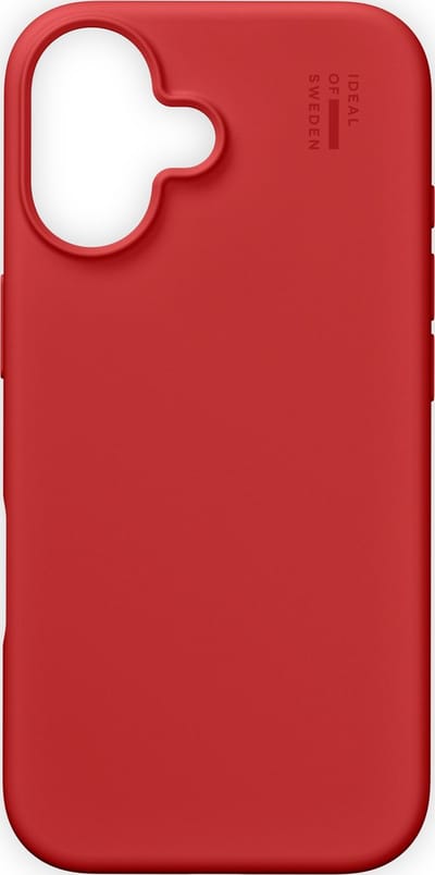 iDeal Of Sweden Silicone Case met magnetische ring geschikt voor iPhone 16 Red