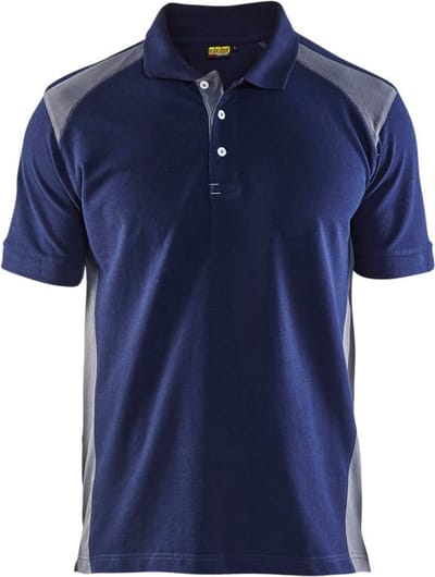Blaklader Poloshirt piqué 3324-1050 - Zwart/Donkergrijs - L