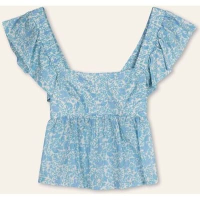 Oilily Balua Tangos Top- maat34 Brunnera Blauw