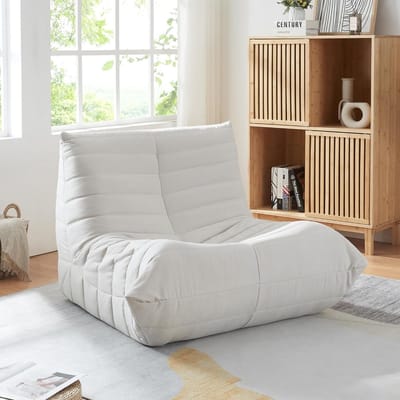 Relaxfauteuil - Lounge stoel - Ontspannen Zitten - Ergonomisch Ontwerp - 75x90x100 cm - Beige