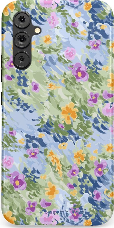 Casetastic Hoesje Geschikt voor Samsung A34 (5G) - Stijlvolle Beschermende Duo-layer Case - Vijver briesje