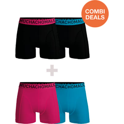 Muchachomalo Boxershort Heren – 4 Pack – Microfiber – Sport Ondergoed – Kleding – Heren Ondergoed – Sneldrogend – Onderbroeken Heren
