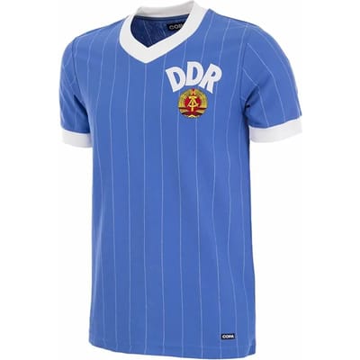 COPA Football - DDR 1985 - Retro voetbalshirt - Heren - S - Blauw