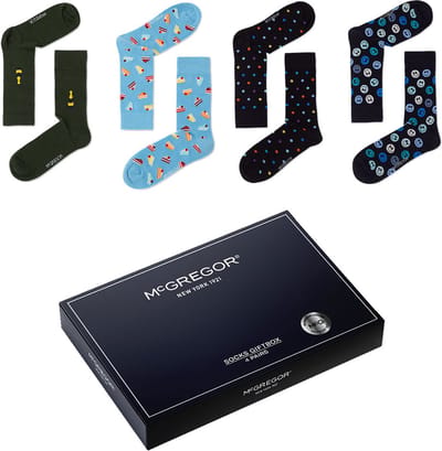McGregor New York Party Sokken Giftbox Maat 36-40 | geschikt voor Dames | Voor de extra leuke feestjes |