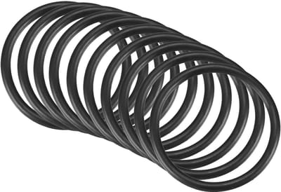 10x Nitrilrubber O-Ringen Zwart voor Kraan en Loodgieterswerk - 40x35x2.5 mm