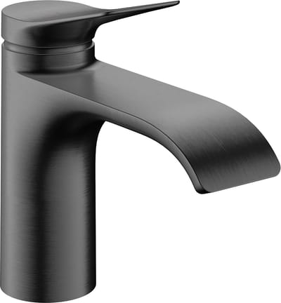 hansgrohe Vivenis ééngreeps wastafelkraan 80 CoolStart zonder waste Brushed Black Chrome
