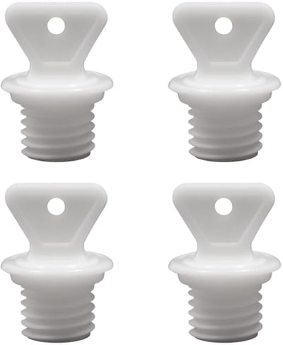 Dailygoods- Afsluitdoppen 4 stuks - Vervangingsdeksel - Warmwaterflessen - Kunststof - Eenvoudig te bedienen - Duurzaam materiaal - Warmwaterkruikdop