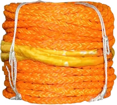 UHMWPE Ankertouw - Boot Dock Lijn - Zwaar Schip Afmeren - Extreme Breeksterkte - 35 mm - Wit of Oranje