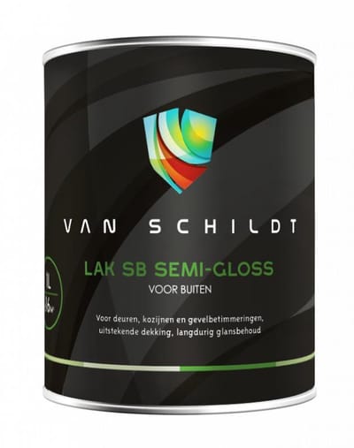 van Schildt Buitenlak Gloss Dekkend Aflak Glans Hoogglans 1 Liter Geldersblauw U4.15.10