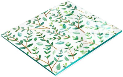 Multifunctionele decoratieve snijplank voor de keuken, gemaakt van gehard eucalyptushout, 60x52 cm