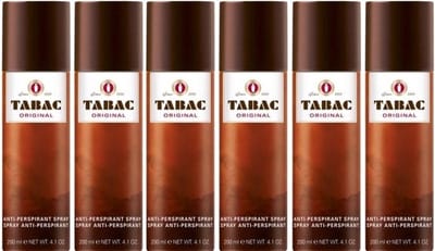 Tabac® Original | Deo Anti Transpirant Spray | 6 x 200 ml Voordeelverpakking