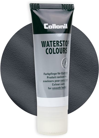 Collonil Waterstop | Lederverzorging | Extra glans | Kleur: Donkergrijs | Inhoud: 75ml