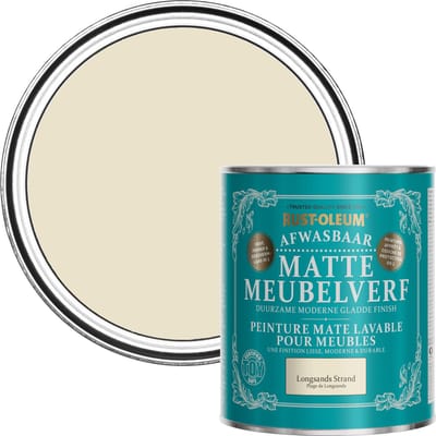 Rust-Oleum Beige Afwasbaar Matte Meubelverf - Longsands Strand 750ml