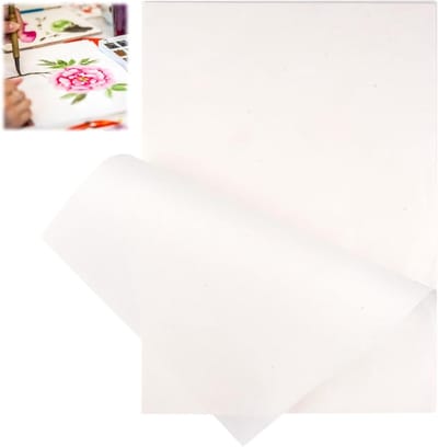 100 Vellen A4 Calligrafie Papier 210x297mm, Ideaal voor Inktabsorptie, Geschikt voor Beginners en Liefhebbers van Schilderen en Tekenen