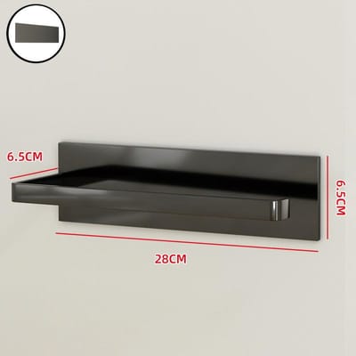Porte-essuie-tout magnétique de cuisine, support pour rouleau de papier pour armoire sans perçage et étagère de rangement noir