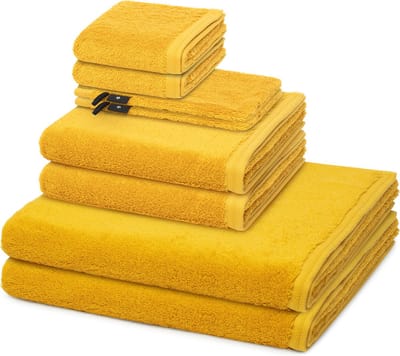 Vossen Sonstiges 2 X washandjes 2 X gasten- 2 X douche- 2 X handdoek - in set 8 pack Vegan Life