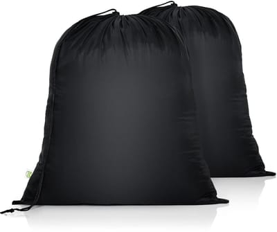 Dailygoods - Trekkoord Waszakken 2 Pack - 20 x 24 inch Herbruikbare Vuile Kleding Organizer
