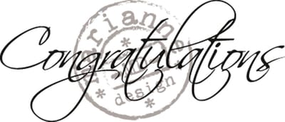 Marianne Design Stempel Congratulations (EN) CS0918