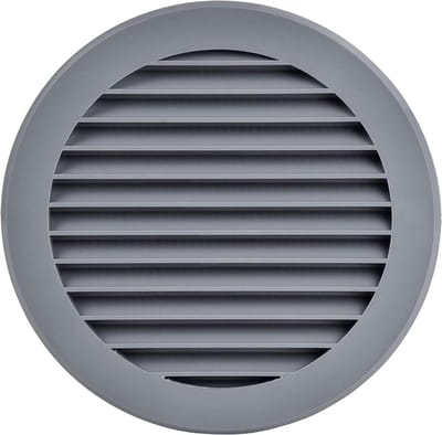 Steinberg14 Grijs Ø 125 mm Kunststof Ventilatierooster Rond