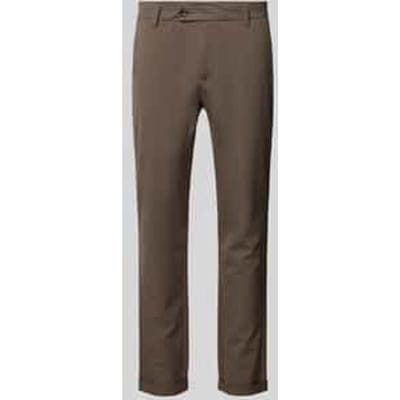 Slim fit stoffen broek met achterzakken, model 'MARCO CONNOR'
