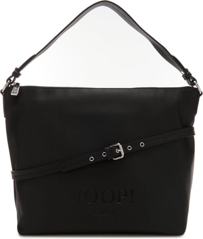 JOOP! Schoudertas Lettera 1.0 Dalia Hobo Bag Black Zwart