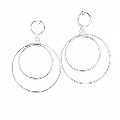 Lange klem oorbellen oorringen- geen gaatje- Charme Bijoux