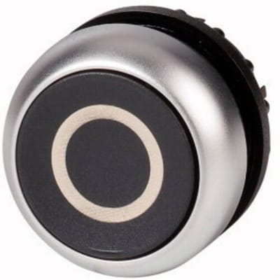 Eaton 216632 M22-DR-S-X0 Druktoets Vergrendelbaar Plunjer Zwart 1 stuk(s) Piece