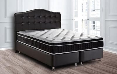 Opberg Boxspring Luxor – Boxspring met opbergruimte – zwart – 160X200