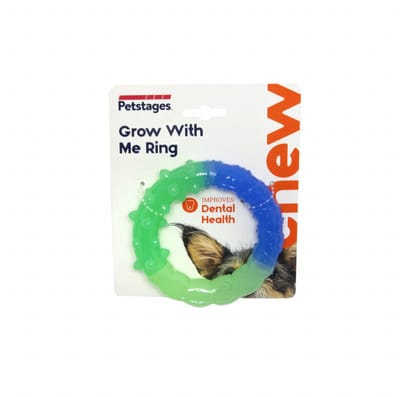 Petstages - Grow With Me Ring - kauwspeelgoed voor puppy's - tandhygiëne -