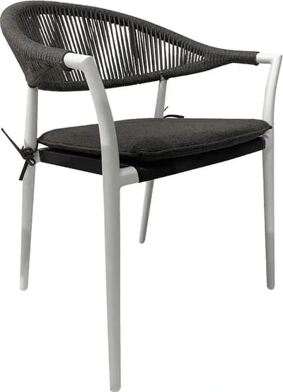 Your Own Living Casino Diningstoel - Tweed/Wit