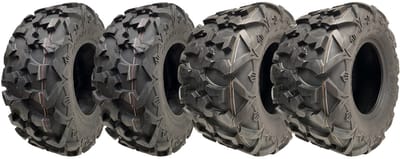 26x12.00R12 & 26x9.00R12 ATV-banden, 6-laags, OBOR, Cornelius, voor de openbare weg (set van 2 & 2)