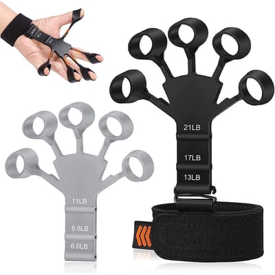 Vingertrainer met 6 verschillende weerstanden 2-pack